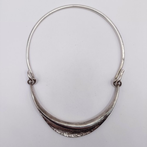 828 - A 20th century Danish silver necklace, 64.2 g