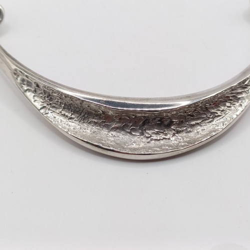 828 - A 20th century Danish silver necklace, 64.2 g