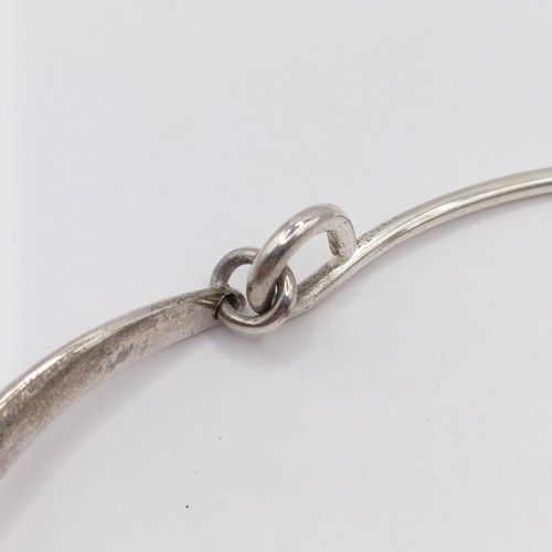 828 - A 20th century Danish silver necklace, 64.2 g