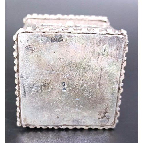 173 - ***Regretfully Withdrawn*** A Syrian, Aleppo silver coloured metal novelty box, in the form of a cof... 