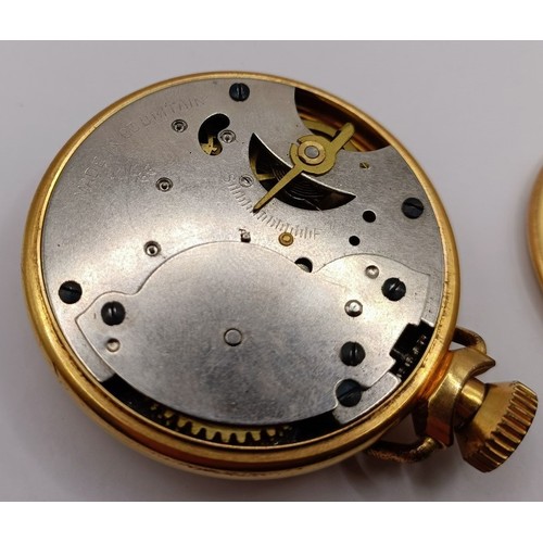 908 - A gentleman's stainless steel Poljot wristwatch, and an Ingersoll open face pocket watch (2)