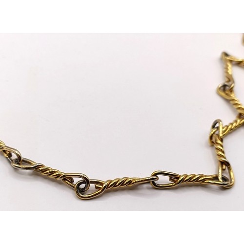 606 - A Christian Dior gold plated necklace