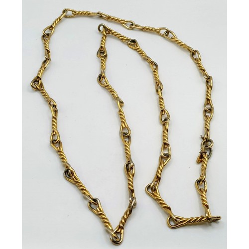 606 - A Christian Dior gold plated necklace