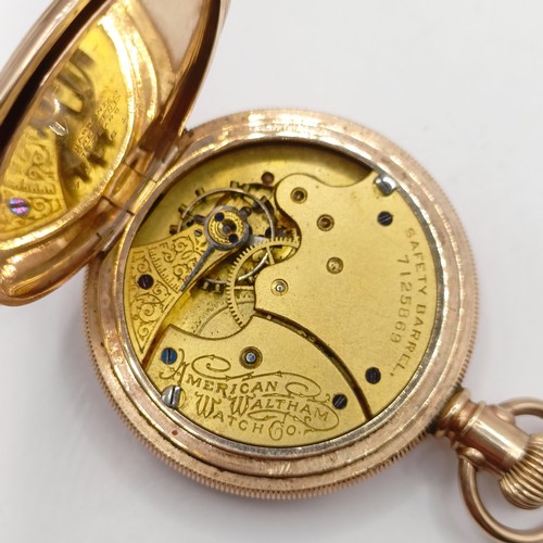 914 - A military open face pocket watch, and two gold plated pocket watches (3)