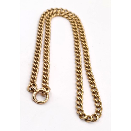 763 - A 9ct gold chain, 29.1 g Provenance:  Sold on behalf of Dorset Wildlife Trust