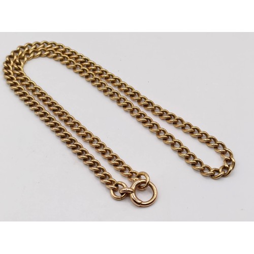 763 - A 9ct gold chain, 29.1 g Provenance:  Sold on behalf of Dorset Wildlife Trust