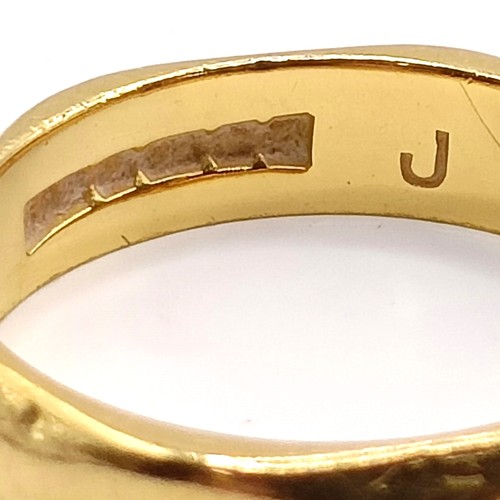 740 - A 22ct gold wedding band, ring size J, 4.5 g Provenance:  Sold on behalf of Dorset Wildlife Trust... 