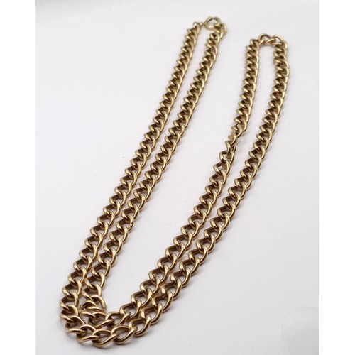 725 - A 9ct gold chain, approx. 79 cm long, 52.7 g