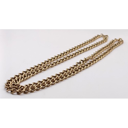 725 - A 9ct gold chain, approx. 79 cm long, 52.7 g