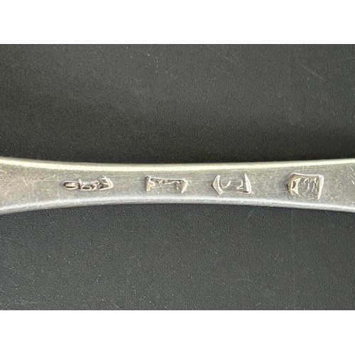 346 - A George III silver Old English pattern spoon, and four others, various dates and marks, 11.4 ozt