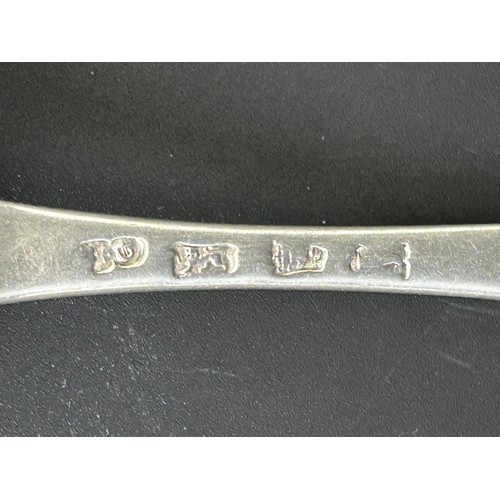 346 - A George III silver Old English pattern spoon, and four others, various dates and marks, 11.4 ozt