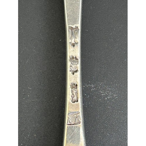 346 - A George III silver Old English pattern spoon, and four others, various dates and marks, 11.4 ozt