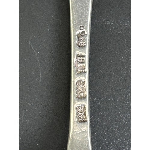 346 - A George III silver Old English pattern spoon, and four others, various dates and marks, 11.4 ozt