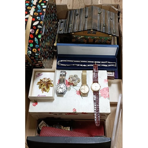 811 - Assorted costume jewellery (box)