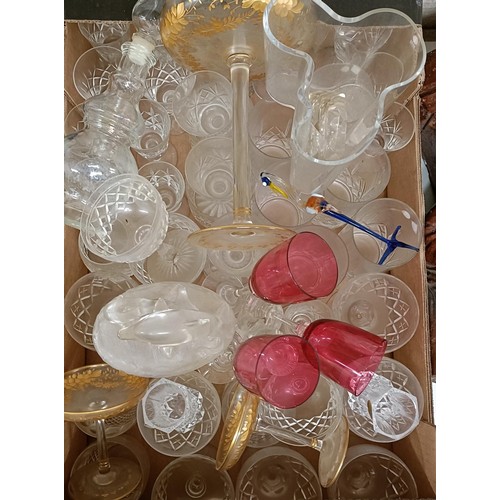 1029 - Assorted ceramics and glass (3 boxes)