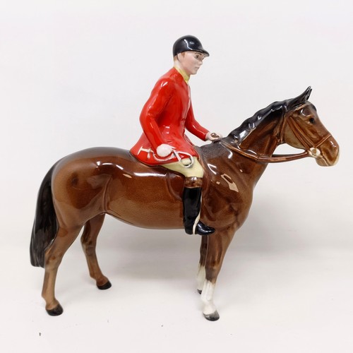 1001 - A Beswick Huntswoman, grey, 1730, and a Huntsman, brown, 1501, both gloss (2)