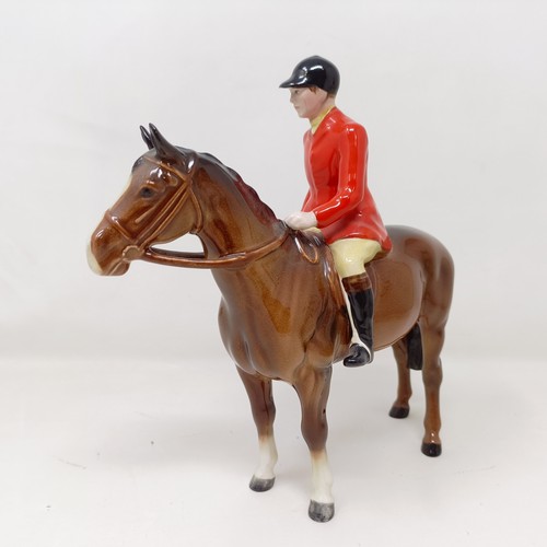 1001 - A Beswick Huntswoman, grey, 1730, and a Huntsman, brown, 1501, both gloss (2)