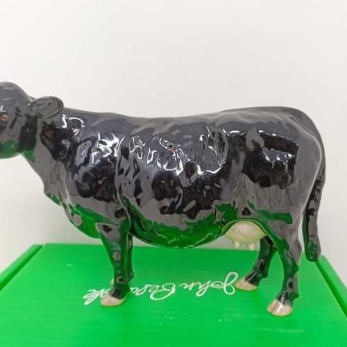 1006 - A Beswick Black Galloway Cow, 4113B, BCC 2002, gloss