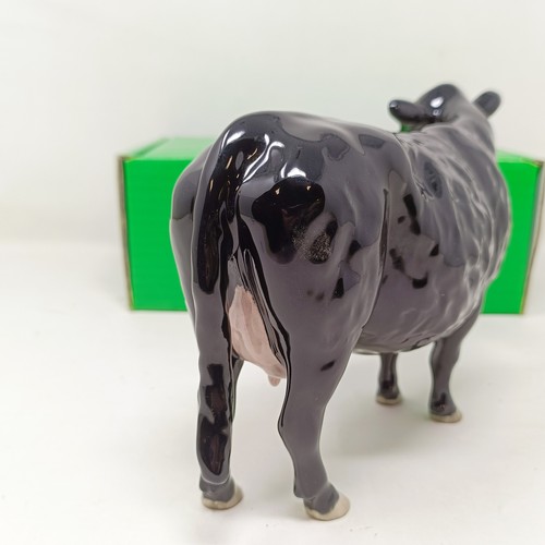 1006 - A Beswick Black Galloway Cow, 4113B, BCC 2002, gloss