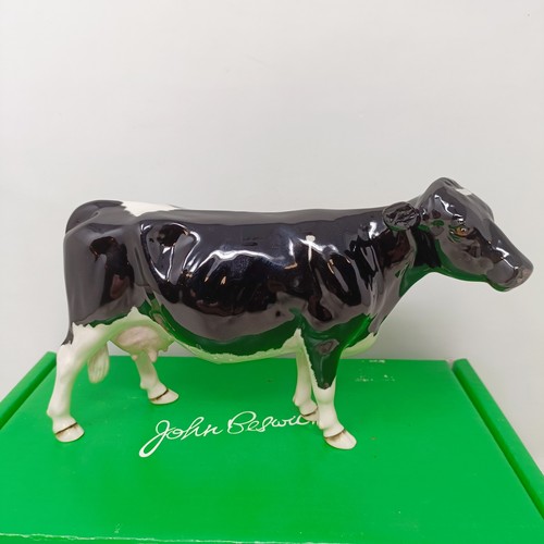 1007 - A Beswick Belted Galloway Cow, 4113A, and a Shetland Cow, 4112, both gloss (2)...