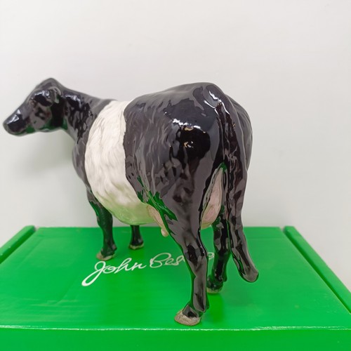 1007 - A Beswick Belted Galloway Cow, 4113A, and a Shetland Cow, 4112, both gloss (2)...