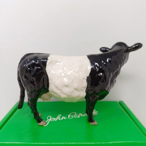 1007 - A Beswick Belted Galloway Cow, 4113A, and a Shetland Cow, 4112, both gloss (2)...