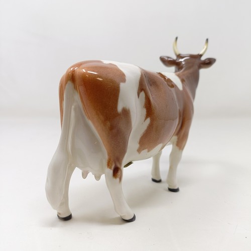 1012 - A Beswick Ayrshire Bull, 1454B, and an Ayrshire Cow, 1350, both gloss (2)