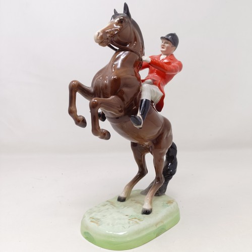 1013 - A Beswick Dartmoor Pony, 1642, and a Huntsman, brown, 868, 2nd version, both gloss (2)