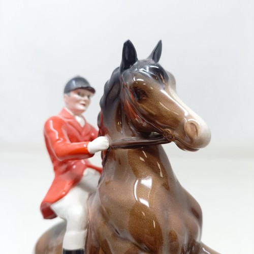 1013 - A Beswick Dartmoor Pony, 1642, and a Huntsman, brown, 868, 2nd version, both gloss (2)