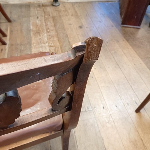 1274 - A set of eight mahogany dining chairs, in need of extensive restoration (8)