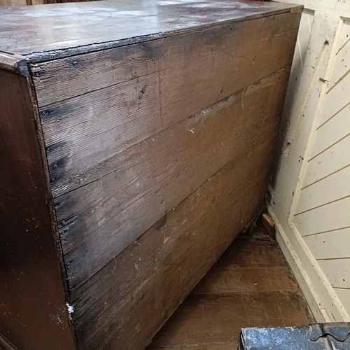 1209 - An oak chest, having two short and three long drawers, 100 cm wide