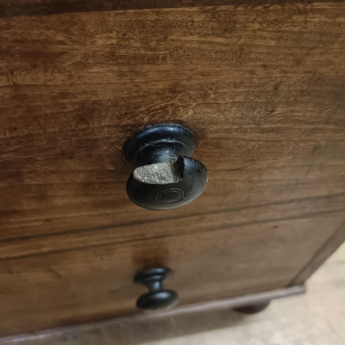 1302 - A mahogany cupboard, converted from a commode, 66 cm wide