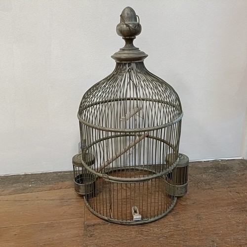 1119 - A 19th century style parrot cage, 60 cm high