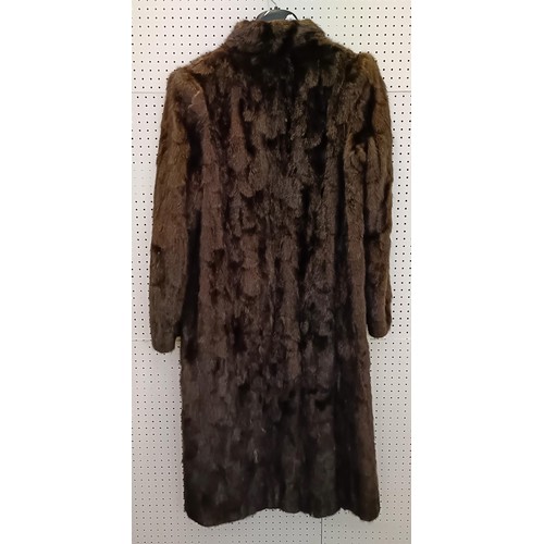 1168 - A full length mink coat, and a mink jacket, both with receipts (2)