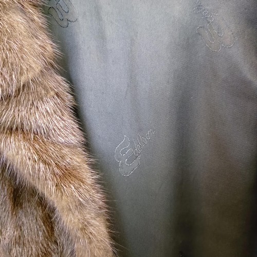 1168 - A full length mink coat, and a mink jacket, both with receipts (2)