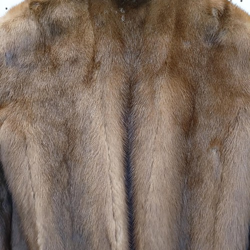 1168 - A full length mink coat, and a mink jacket, both with receipts (2)