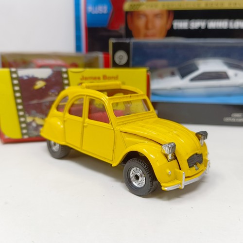 125 - A Corgi James Bond 007 Citroen 2 CV from For Your Eyes Only, boxed, and assorted other boxed James B... 