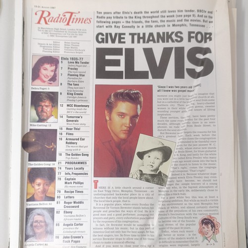 126 - A scrapbook album of the stars, to include Elvis Presley and Cliff Richard, some signed