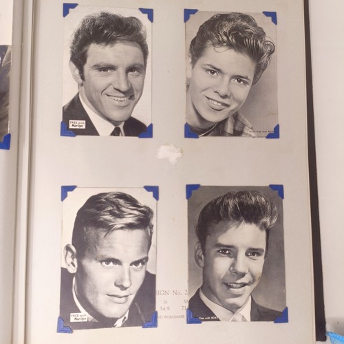 126 - A scrapbook album of the stars, to include Elvis Presley and Cliff Richard, some signed