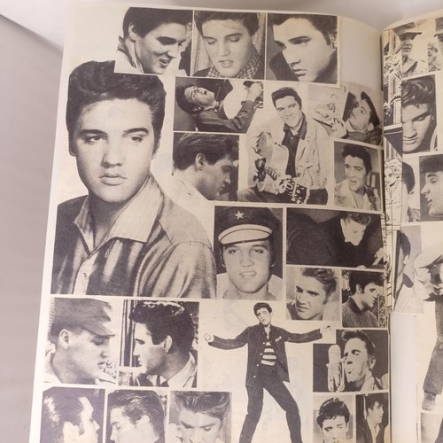 126 - A scrapbook album of the stars, to include Elvis Presley and Cliff Richard, some signed