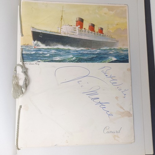 126 - A scrapbook album of the stars, to include Elvis Presley and Cliff Richard, some signed