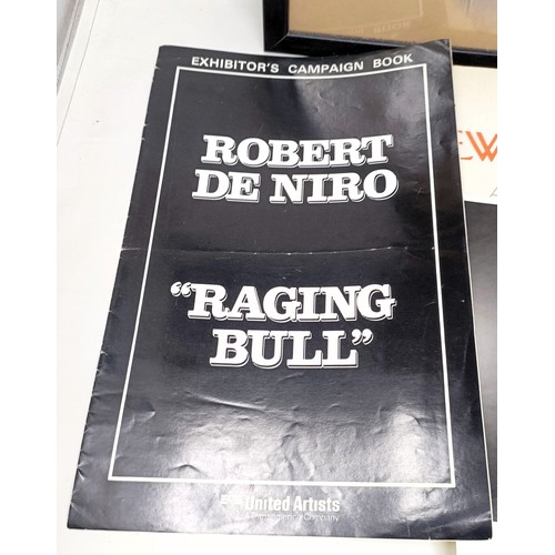 131 - The Exhibitor's Campaign Book for Robert de Niro film Raging Bull, and assorted other memorabilia (b... 