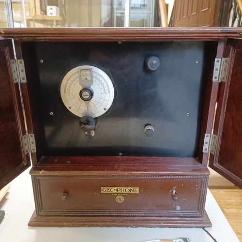 132 - An early days valve radio, circa 1920, used in the film 'Goodbye Mr Chips'