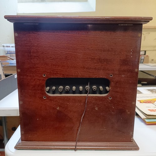 132 - An early days valve radio, circa 1920, used in the film 'Goodbye Mr Chips'