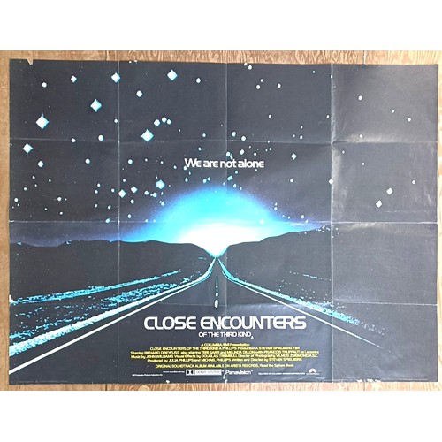 117 - Close Encounters Of The Third Kind (1977), UK quad, folded