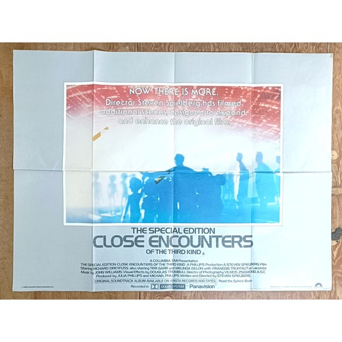 118 - Close Encounters Of The Third Kind (1977), UK quad folded