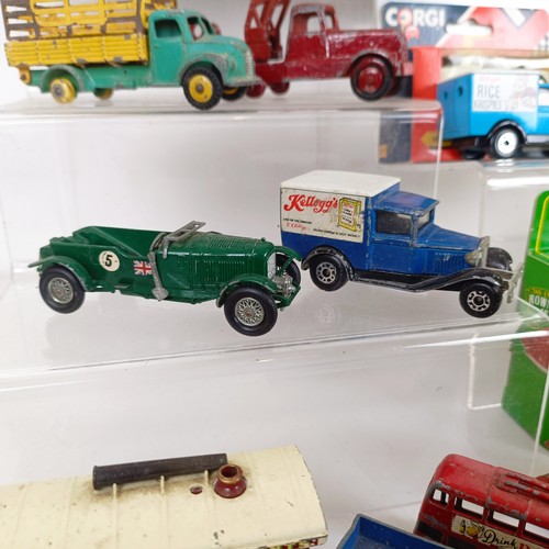 209 - Assorted play worn and boxed model cars