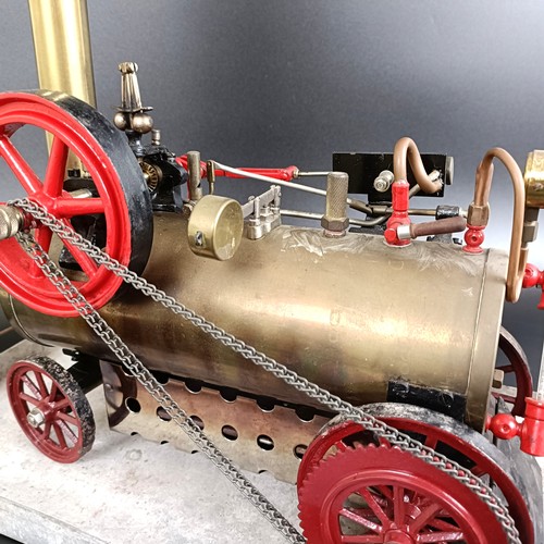 200 - An early 20th century Bing model steam engine, 38 cm wide