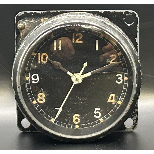 814 - A Spitfire MkIIA cockpit clock, 6 cm diameterProvenance:  From a single owner collection of pocket w... 