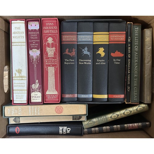 893 - Assorted Folio Society and Folio Society type books (box)